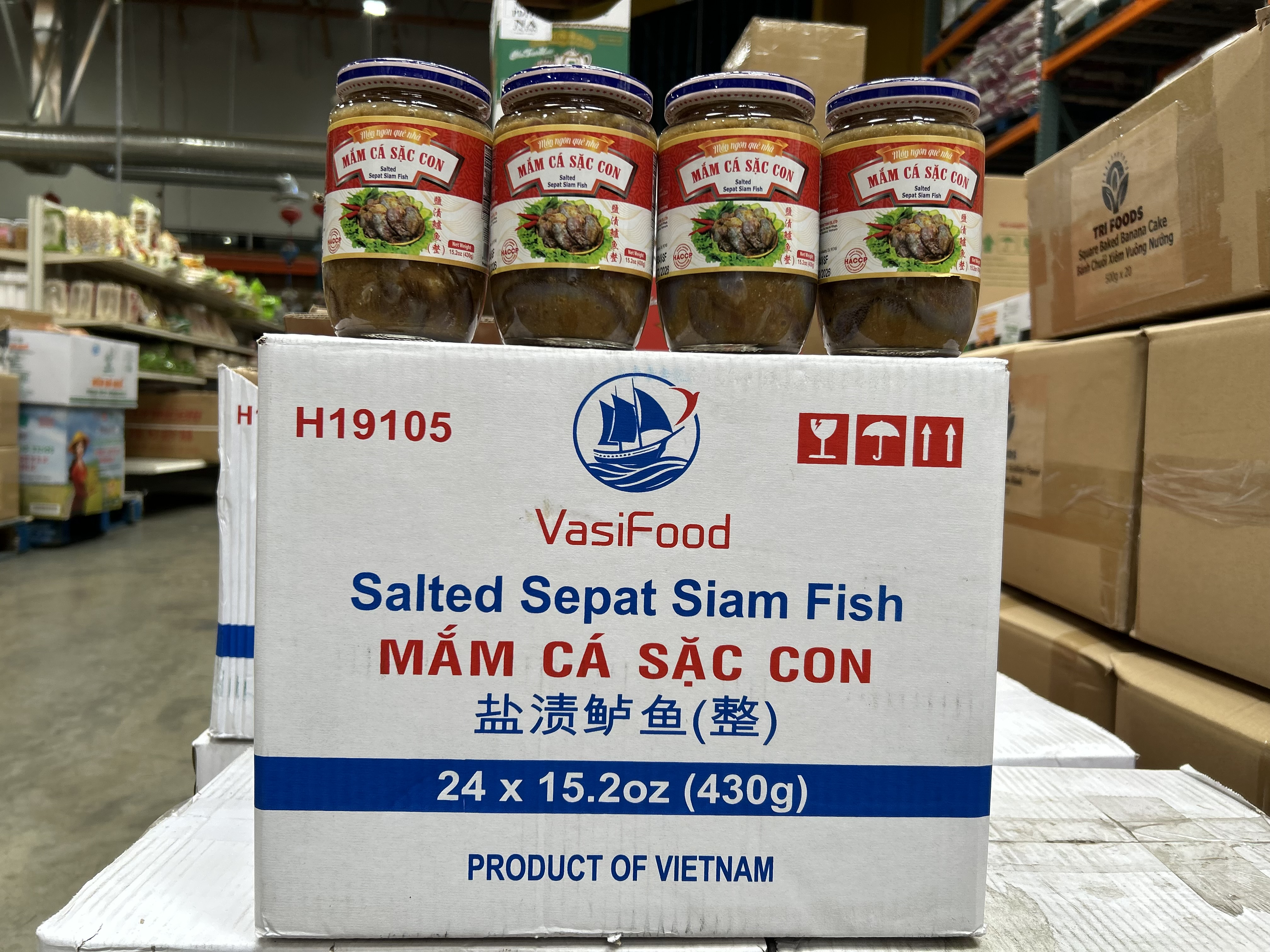 VasiFood Salted Sepat Siam Fish (Mắm Cá Sặc Con)