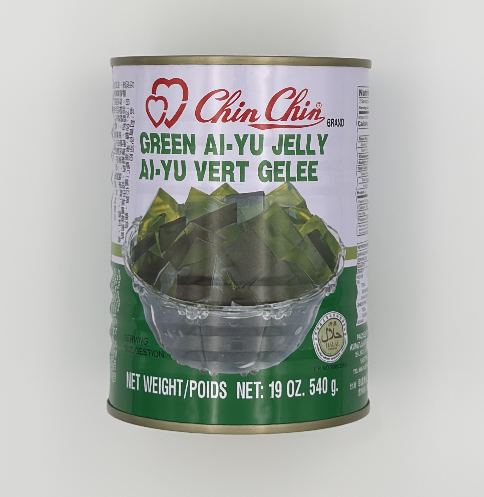Chin Chin Green Ai Yu Jelly Dessert (Thạch Xanh Lá Dứa)