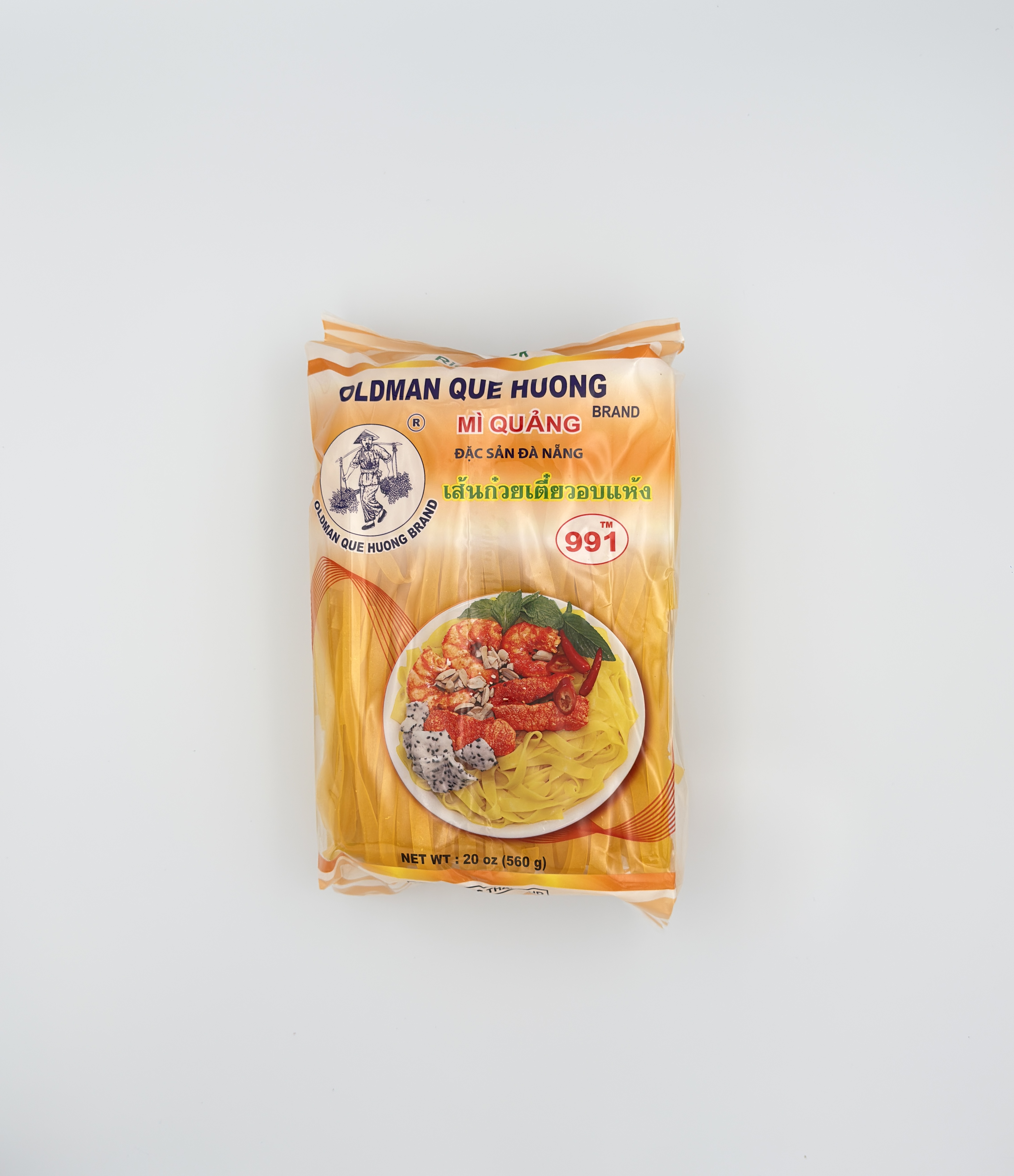 Oldman Que Huong Turmeric Noodle Mi Quang (Sợi Mì Quảng)