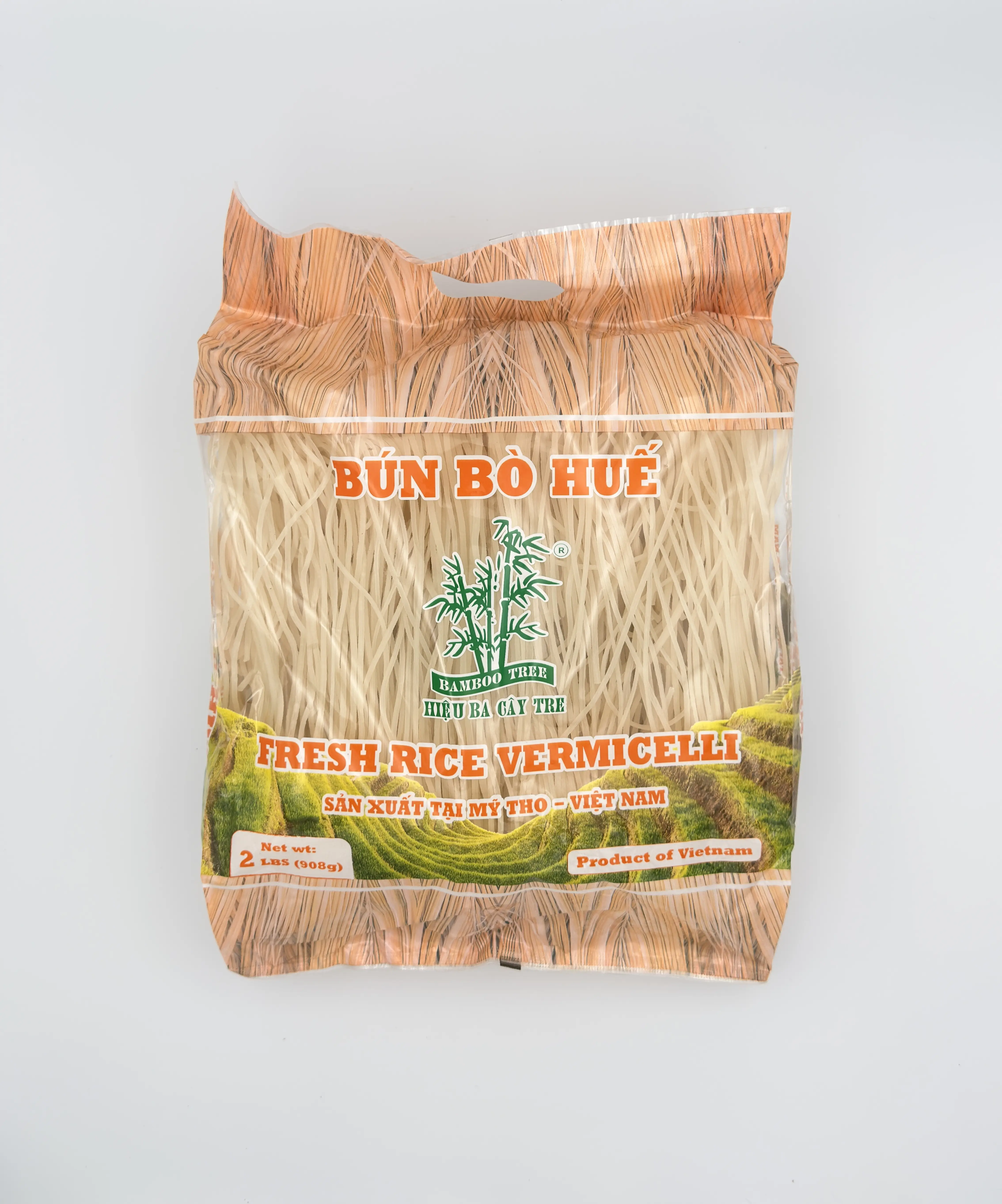 Bamboo Tree Fresh Rice Vermicelli Bun Bo Hue 2lb (Bún Bò Huế)
