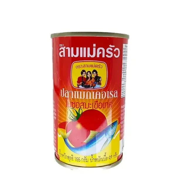 Three Lady Mackerel In Tomato Sauce 155g (Cá Thu Sốt Cà)