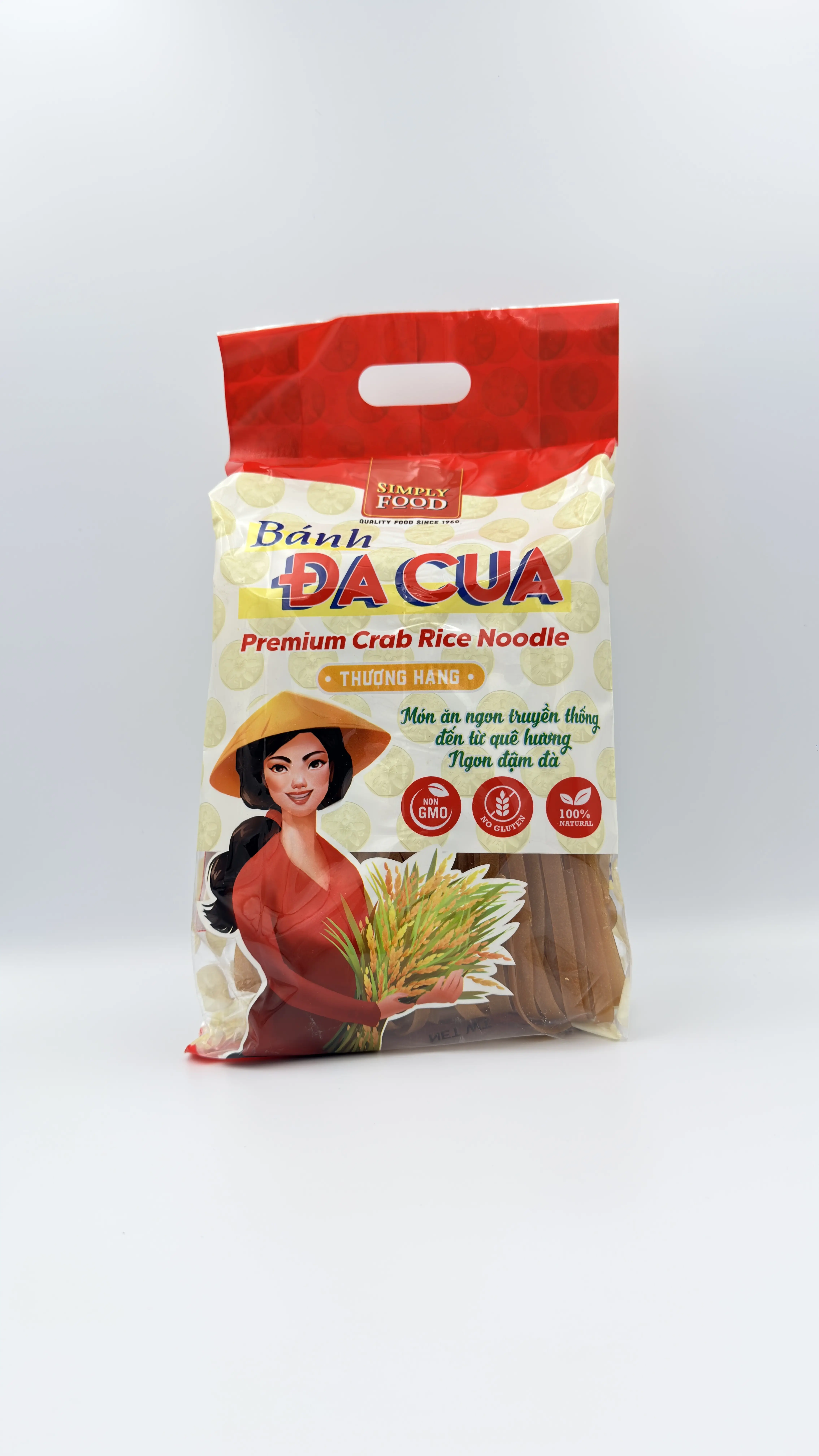 Simply Food Premium Vietnamese Crab Rice Noodle 454g (Bánh Đa Cua)