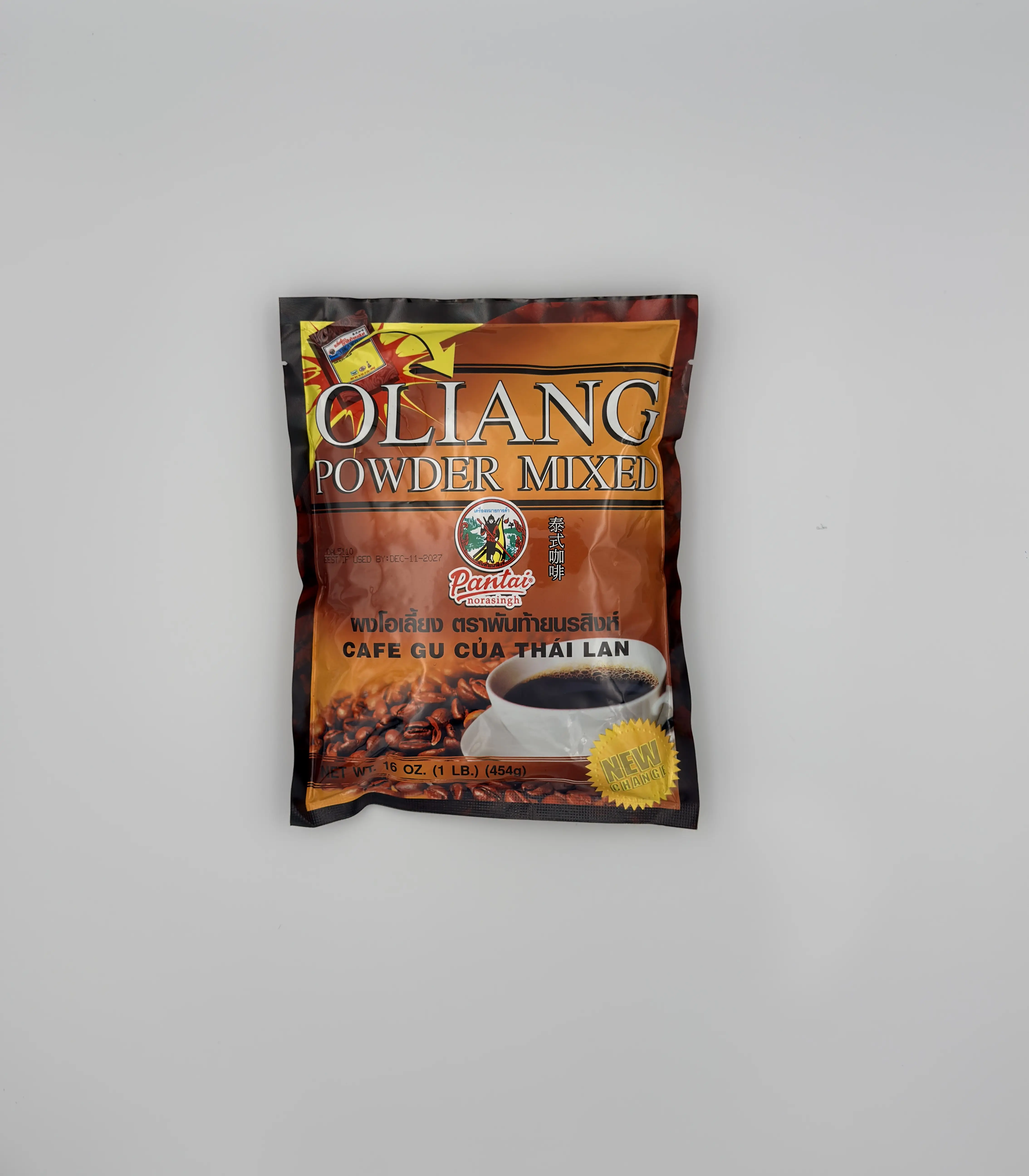 Pantai Oliang Mixed Coffee Powder 454g (Bột Cà Phê Thái Oliang)