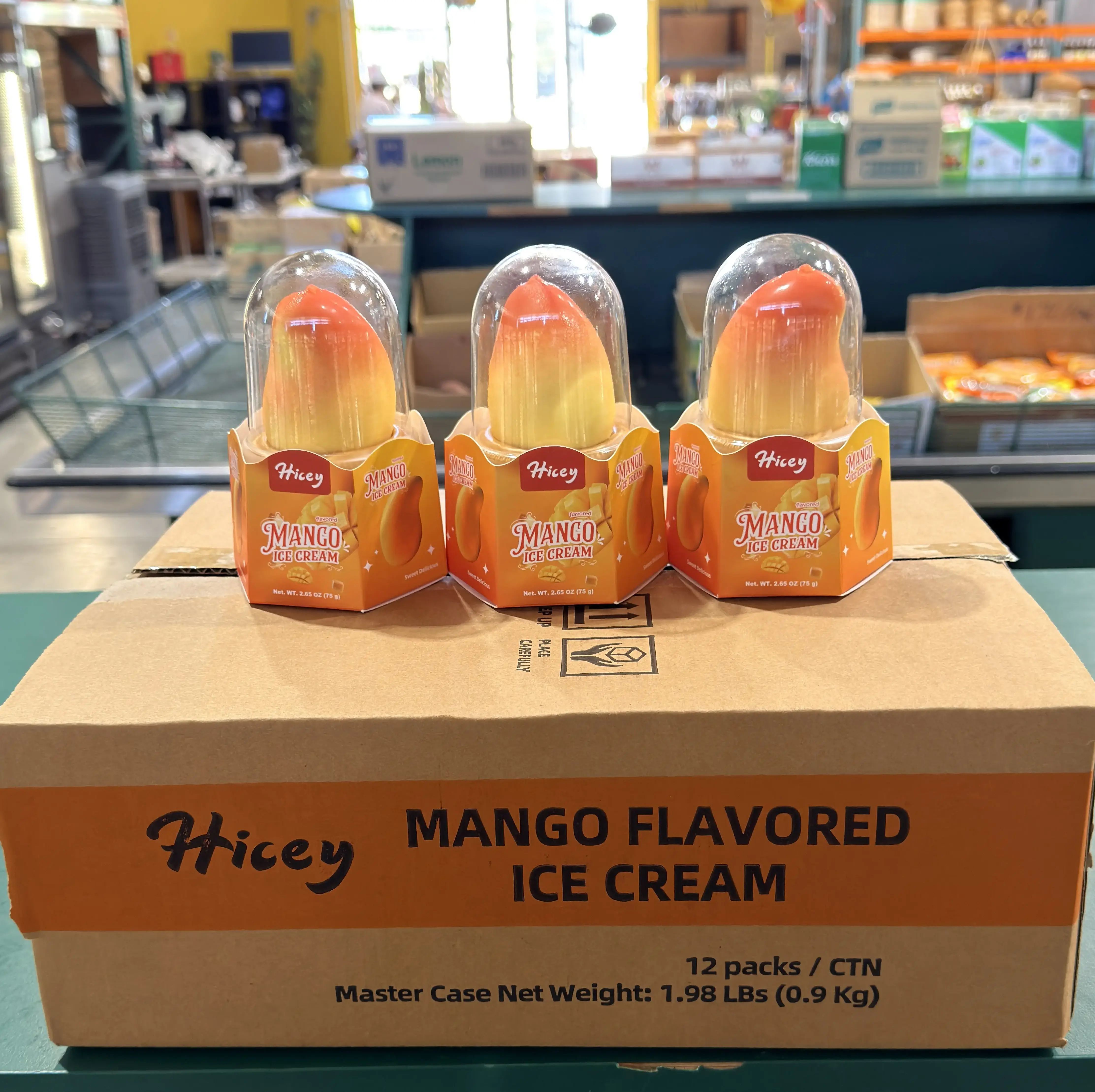 Hicey Mango Flavored Ice Cream (Kem Hương Xoài Hicey)