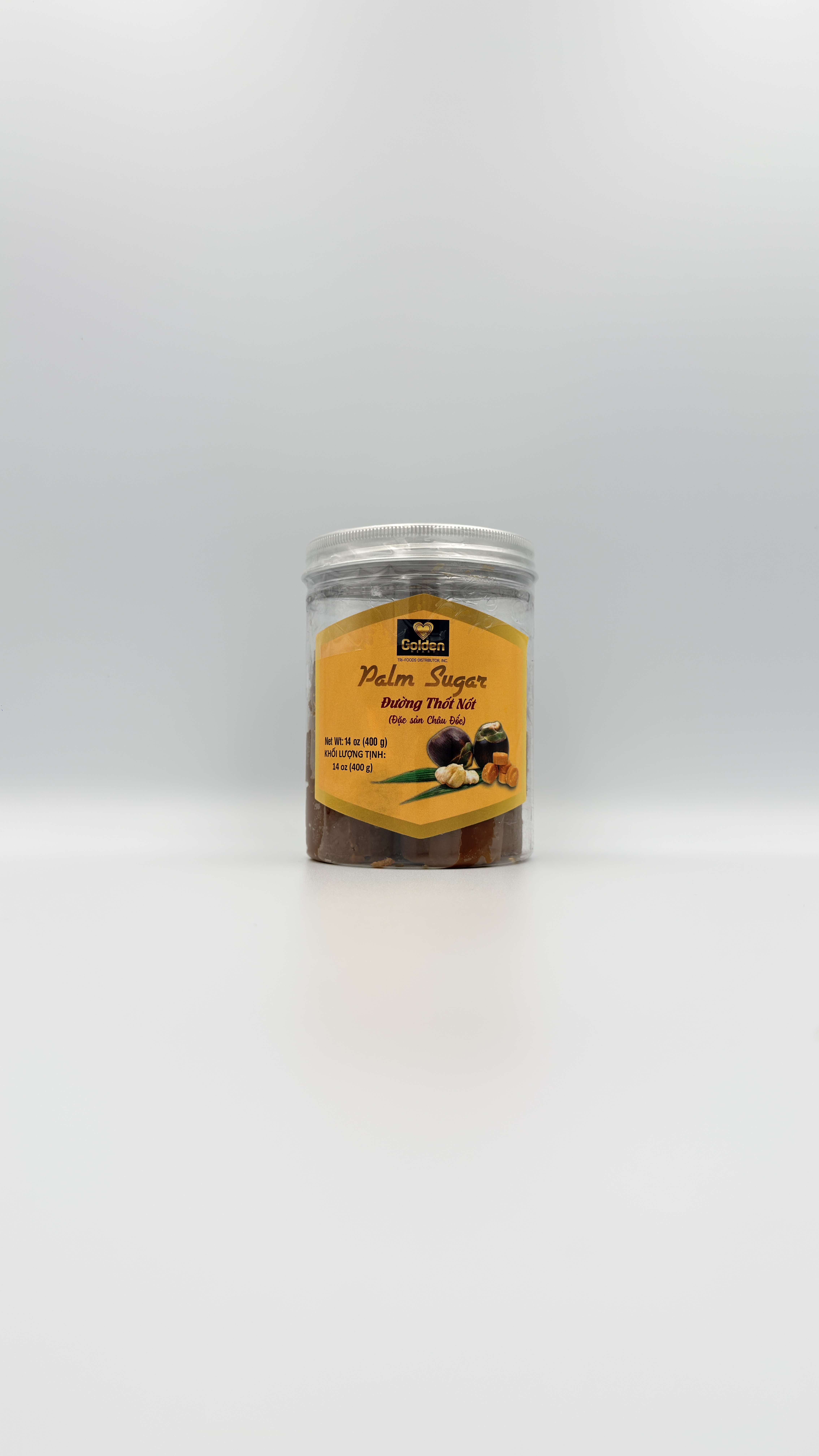 Golden Heart Palm Sugar Traditional Sweetener 400 g (Đường Thốt Nốt)