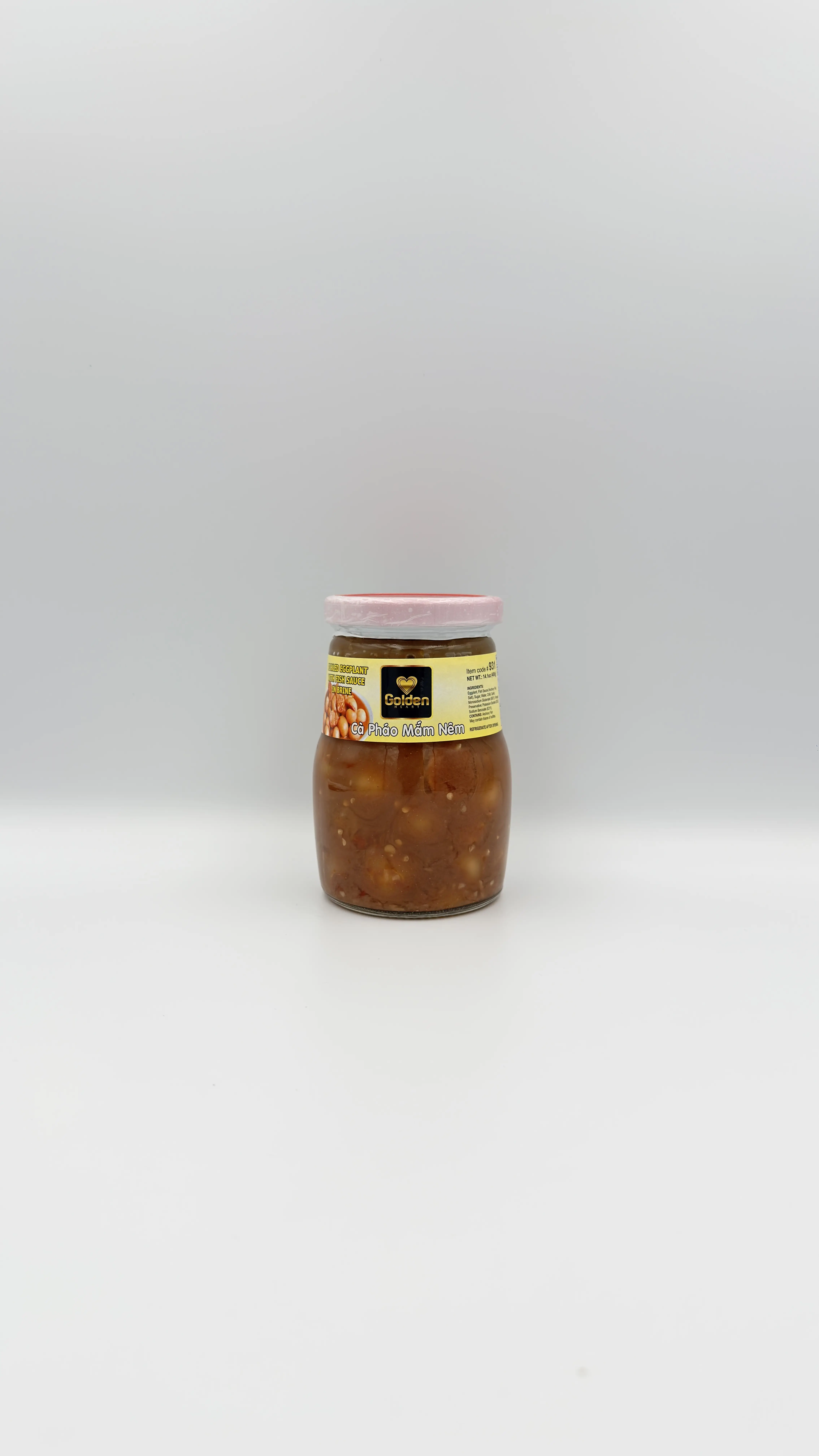 Golden Heart Pickled Eggplant with Fish Sauce 400g (Cà Pháo Mắm Nêm)