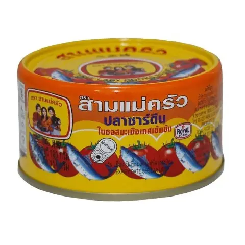 Three Lady Sadines In Tomato Sauce 190g (Cá Mòi Sốt Cà Chua)