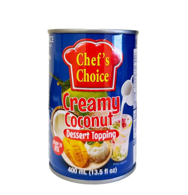 Chef’s Choice Creamy Coconut Dessert Topping 400ml
