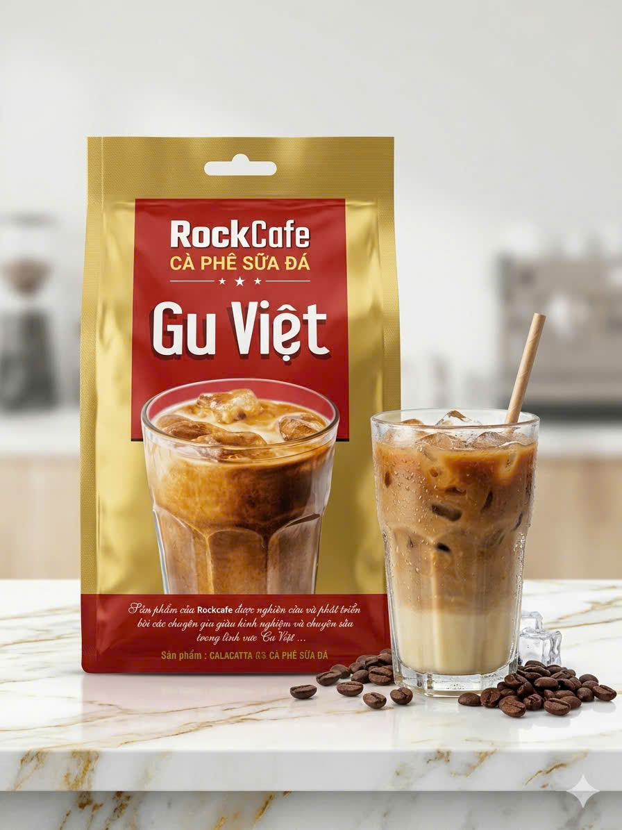 Cà phê sữa đá RockCafe - Gu Việt
