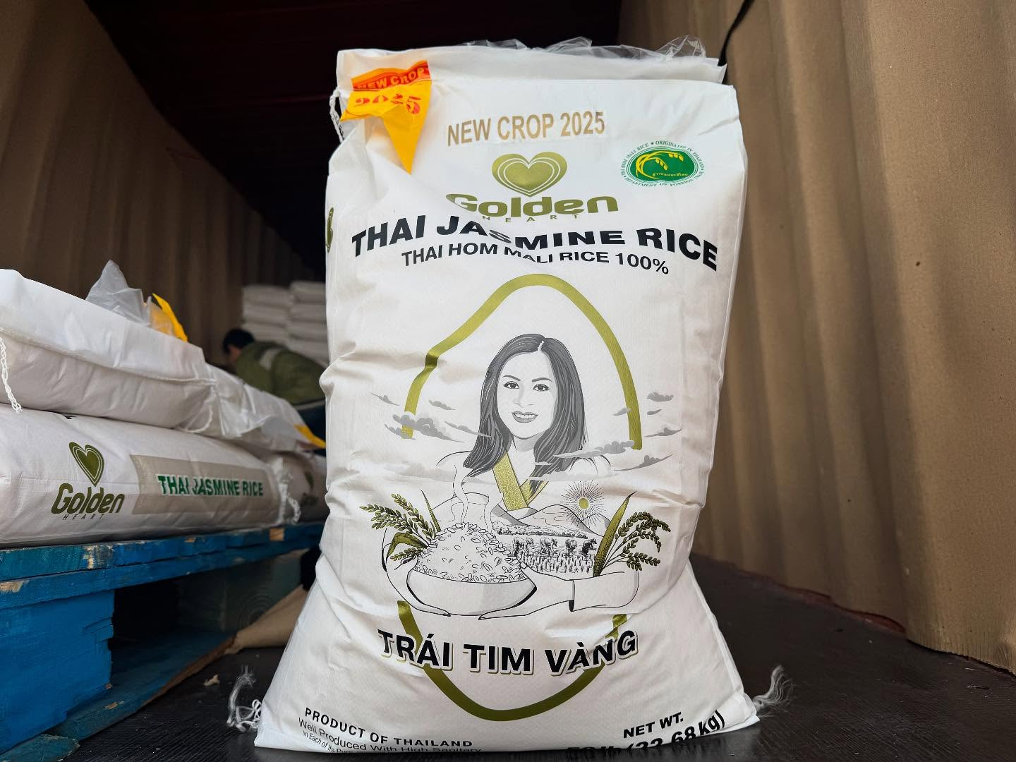 Gạo thơm Thái Lan Trái Tim Vàng (Golden Heart Thai Jasmine Rice)