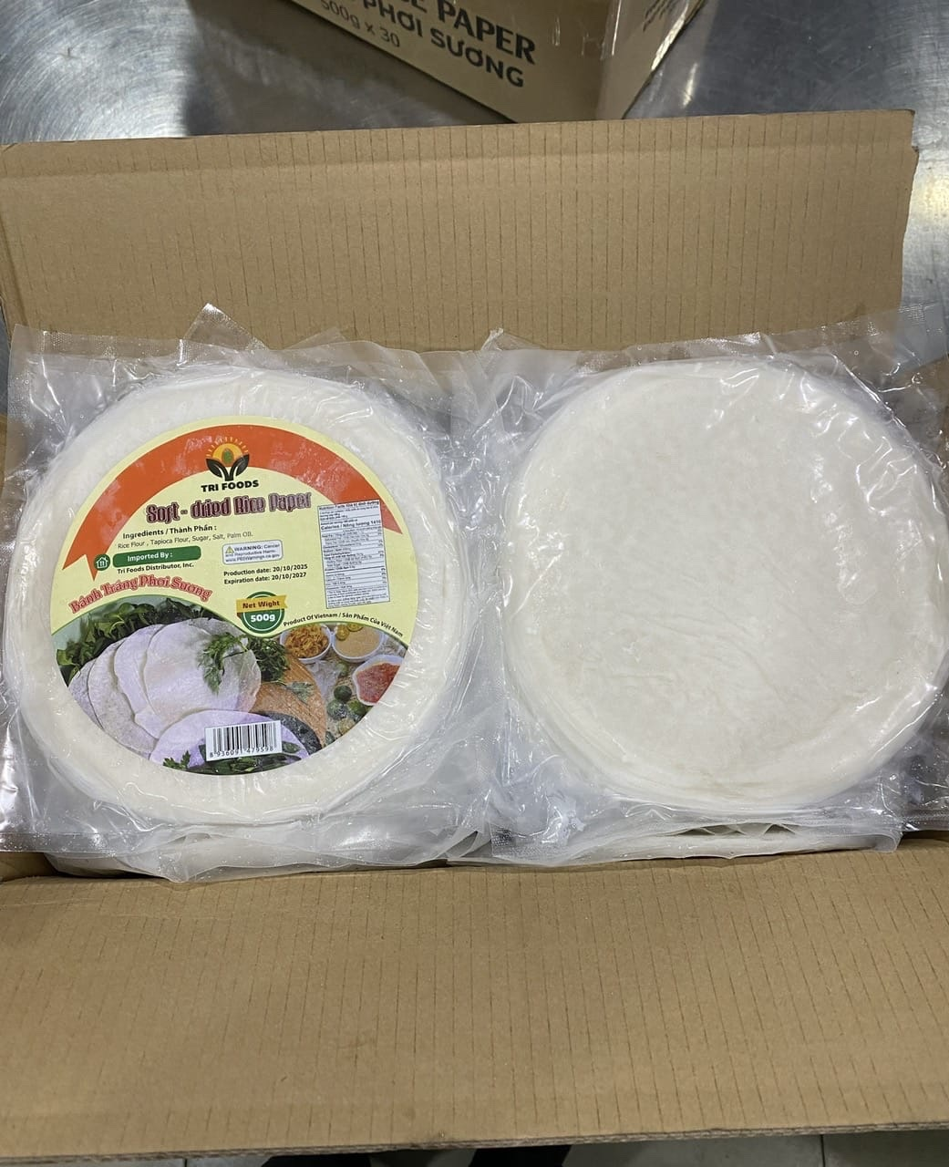 Soft Dried Rice Paper | Vietnamese Spring Roll Wrappers – TriFoods
