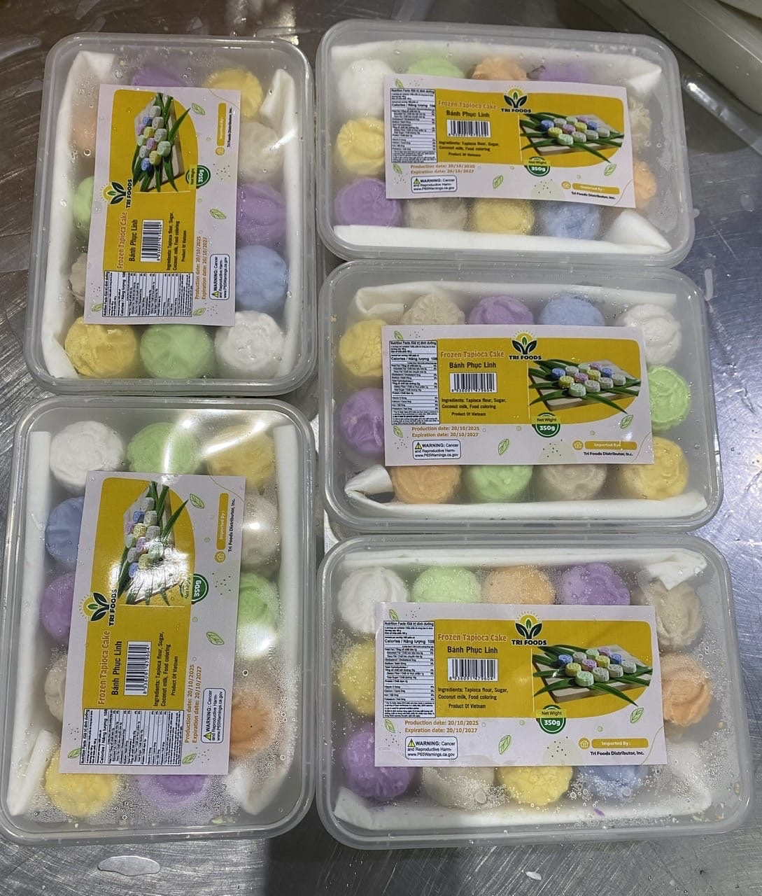 Frozen Tapioca Cake (Bánh Phục Linh Đông Lạnh)