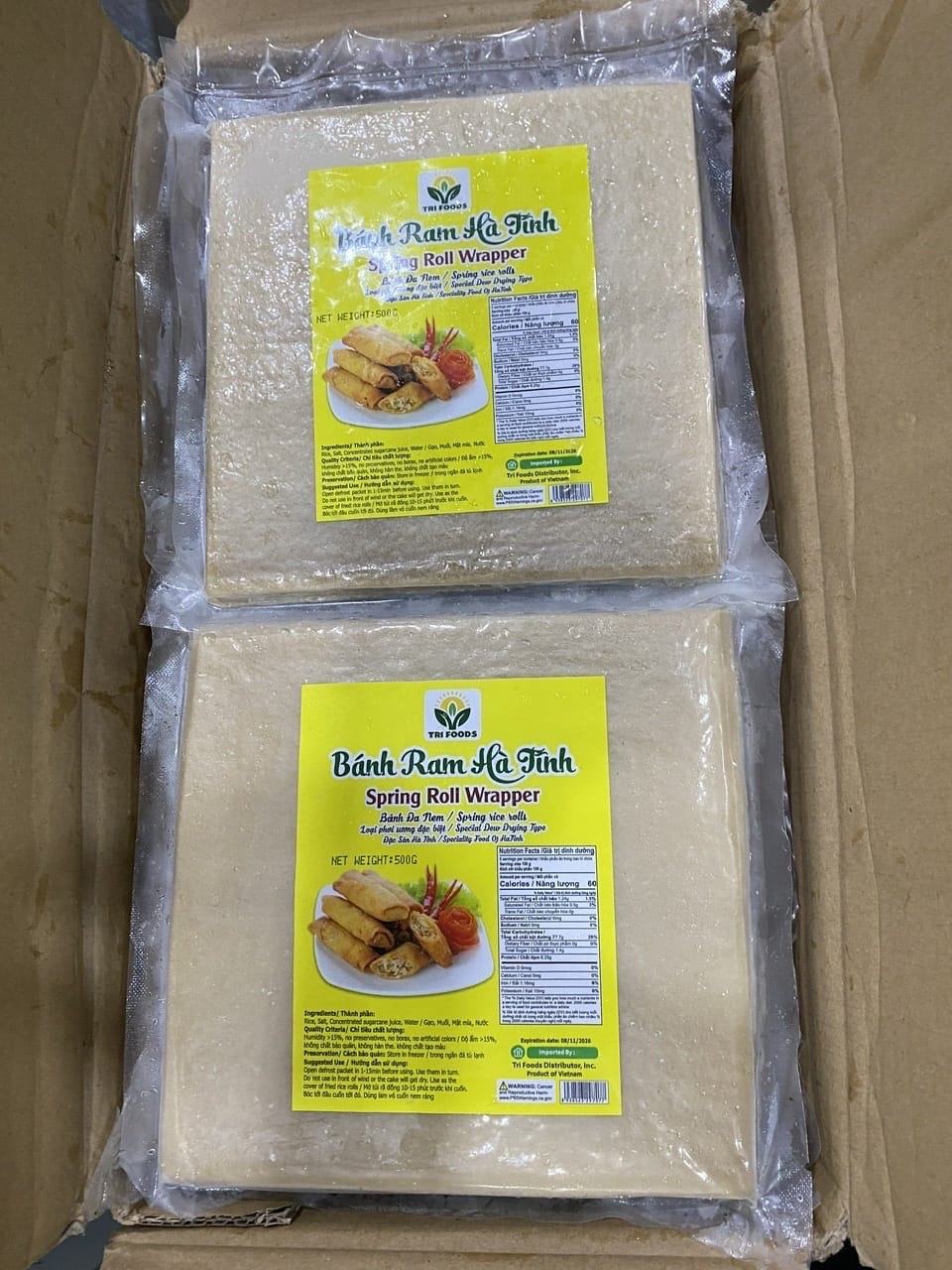 Bánh Ram Hà Tĩnh Tri Foods – Giòn Tan, Vàng Óng (Spring Roll Wrapper)