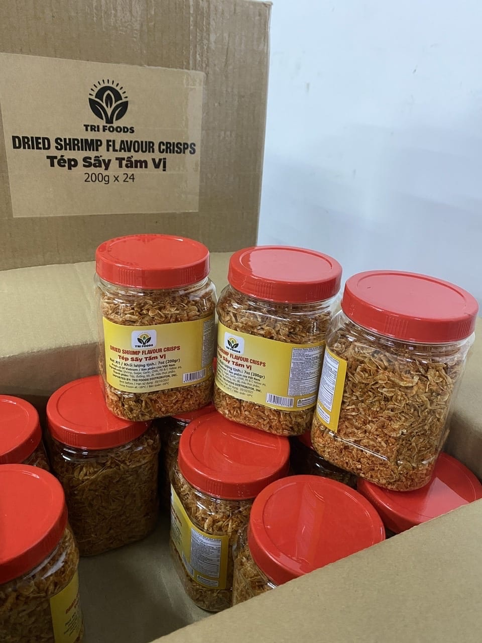 Tép Sấy Tẩm Vị Tri Foods – Giòn Tan, Đậm Đà (Dried Shrimp Flavour Crisps)