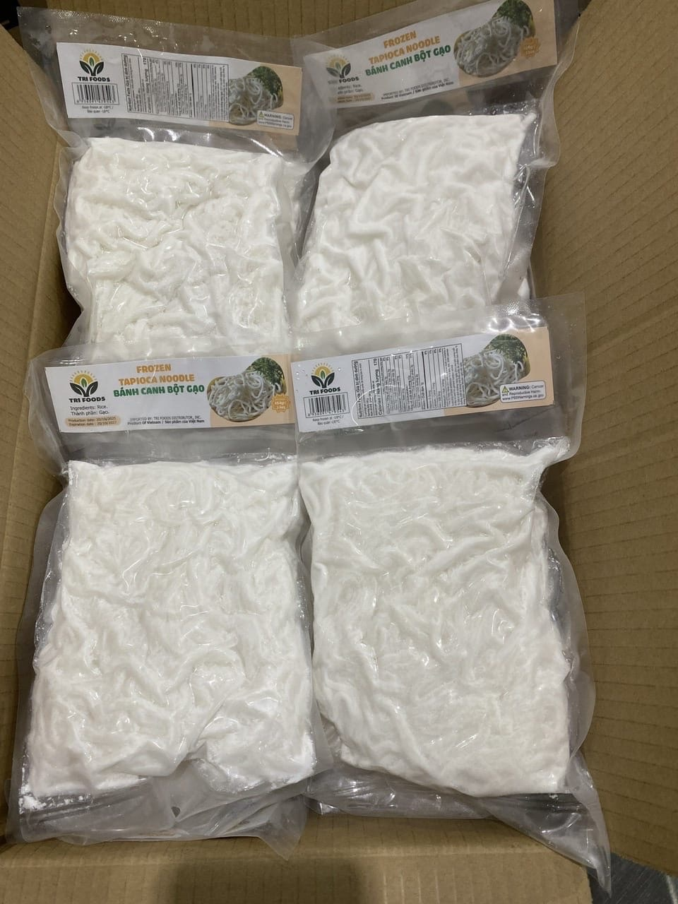 Frozen Tapioca Noodles | Vietnamese Banh Canh Rice Noodles – TriFoods
