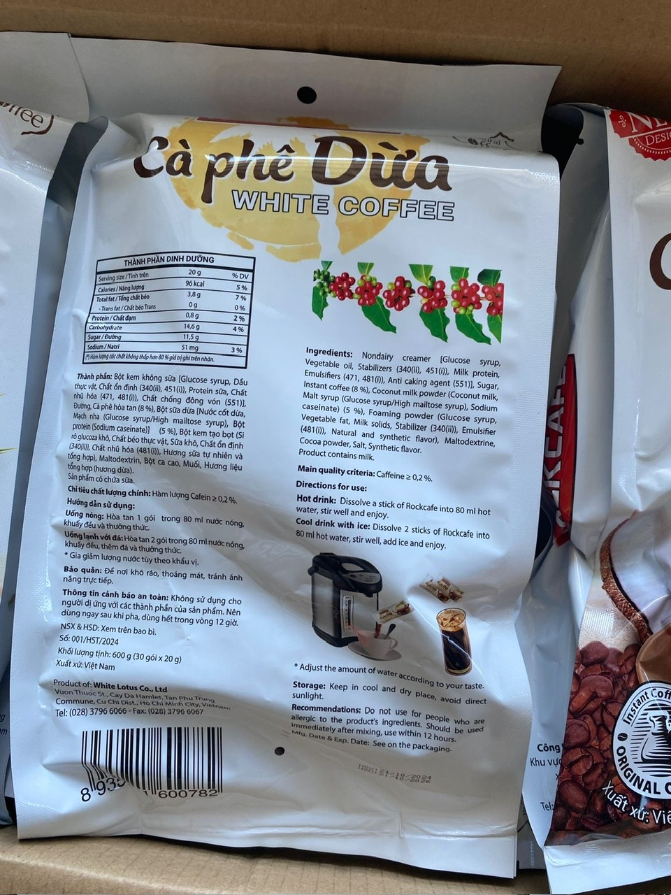 Cà phê vị dừa RockCafe