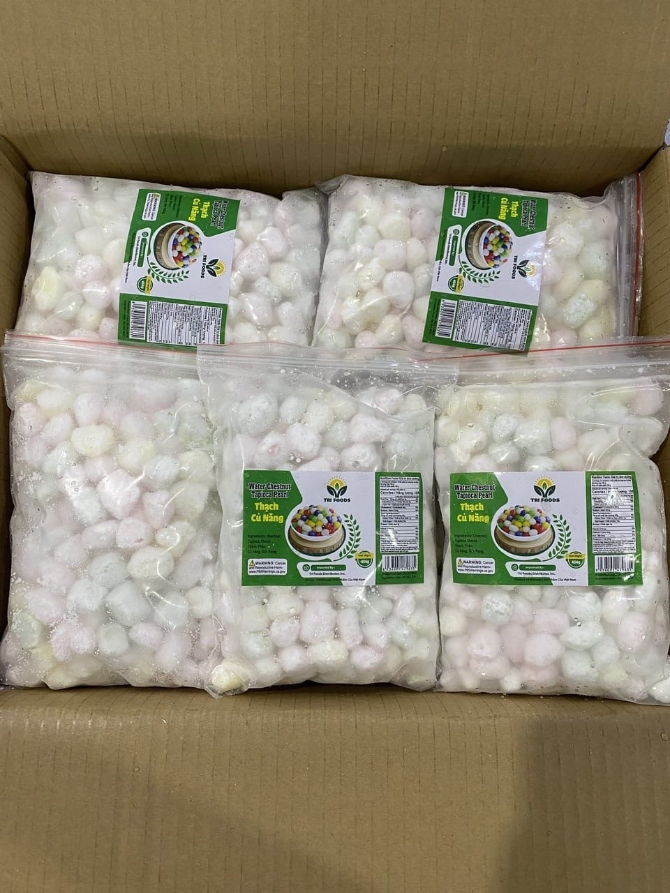 Thạch Củ Năng Tri Foods – Giòn Sần Sật, Thanh Mát (Water Chestnut Tapioca Pearl)