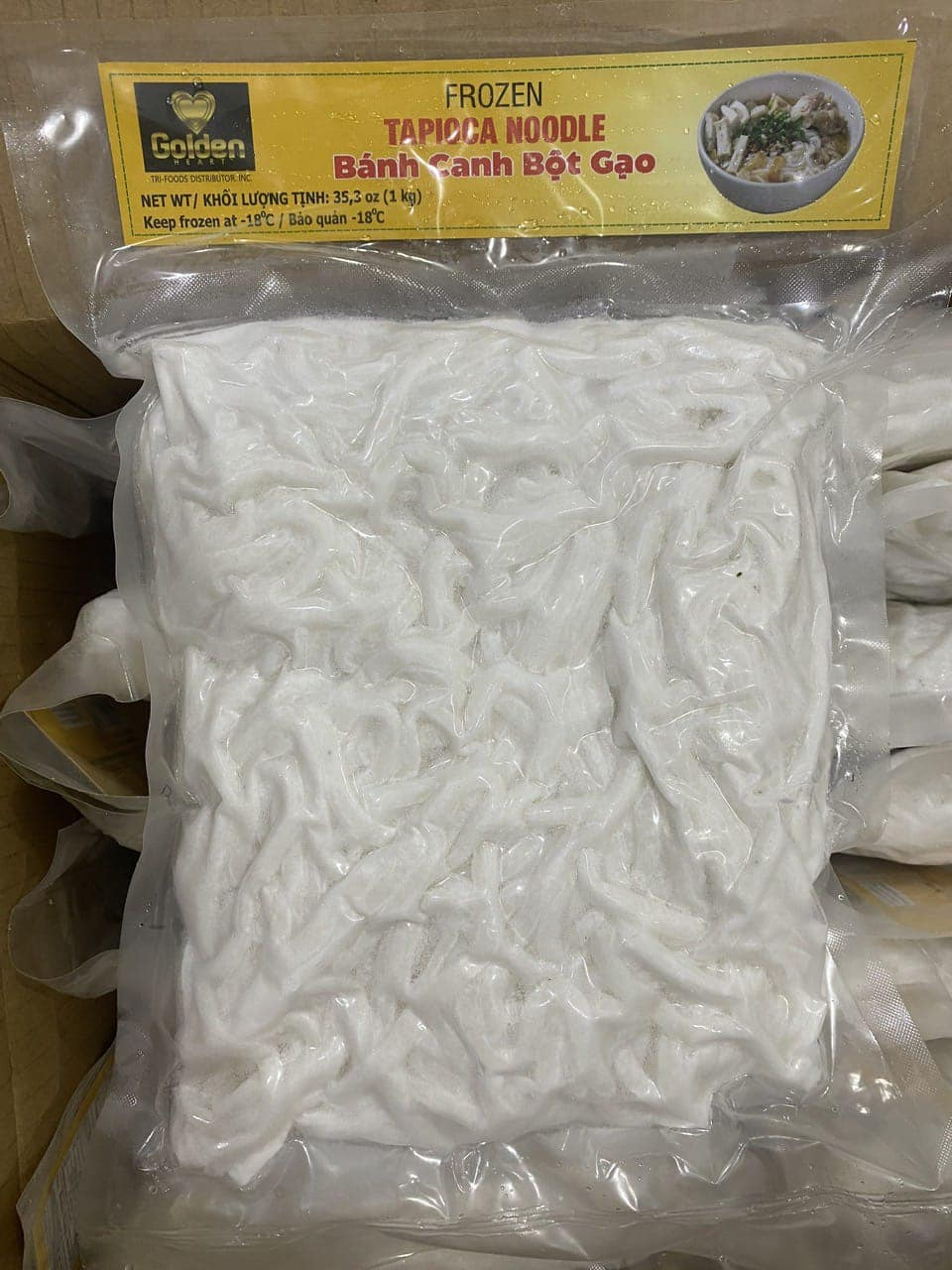 Frozen Tapioca Noodle (Bánh Canh Bột Gạo Đông Lạnh)