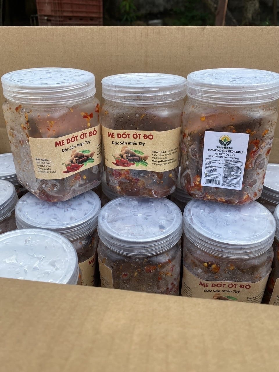 Me Dốt Ớt Đỏ – Đặc Sản Miền Tây (Tamarind Mix Red Chilli)