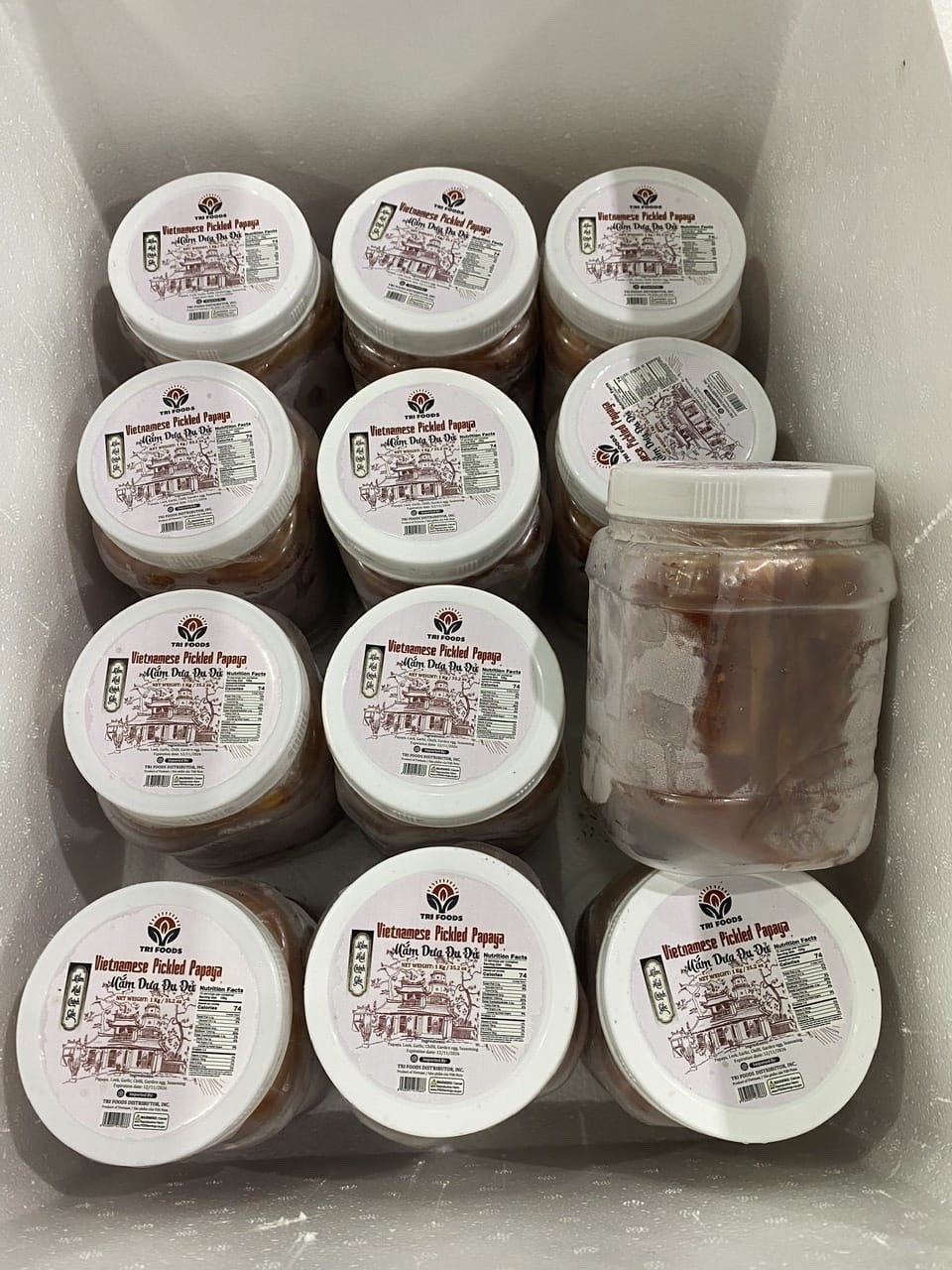 Vietnamese Pickled Papaya (Mắm Dưa Đu Đủ)