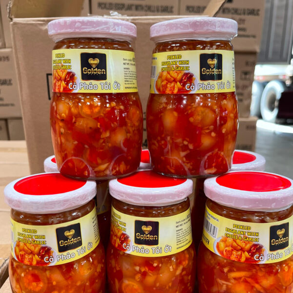Pickled Eggplant With Chili & Garlic (Ca phao toi ot)