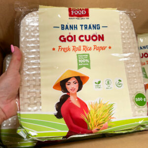 Premium Spring Roll Rice Paper Square 22 cm